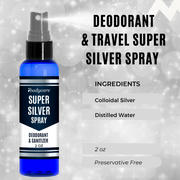 Super Silver Travel & Deodorant Spray