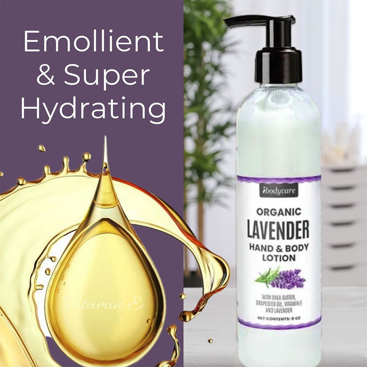 Lavender Organic Hand, Body and Massage Lotion-ibodycare