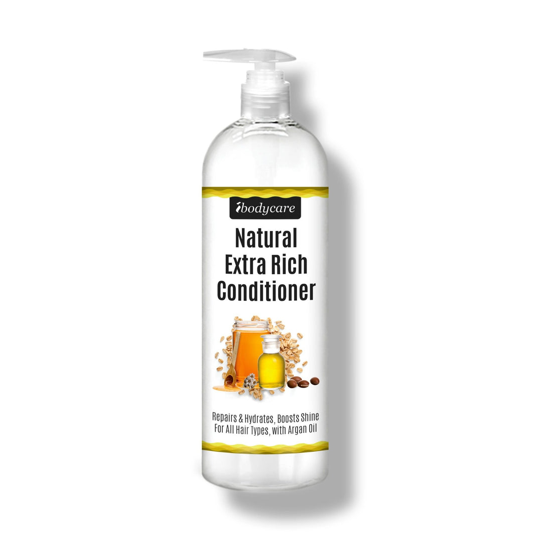 Extra Rich Natural Conditioner, Hydrating, Refining, Safe for Color Treated Hair, 16-oz-ibodycare