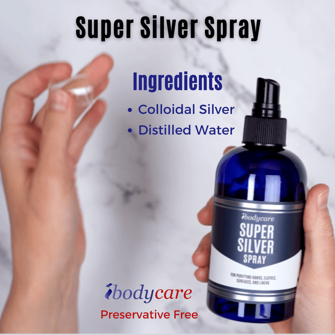 Health & Beauty - Super Silver Spray: Natural Colloidal Silver Liquid To Spray Or Pour, 8 Oz