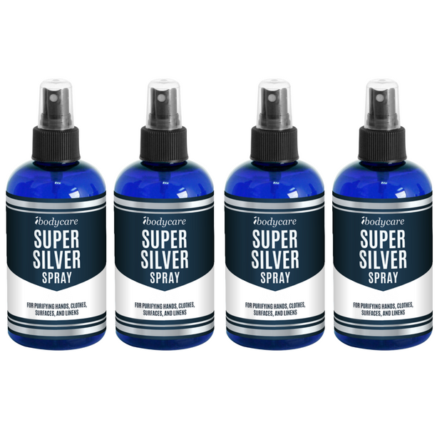 Super Silver Spray, Small Particle for Sanitizing, Boosting Immunity, Fighting Infection, 8 oz.
