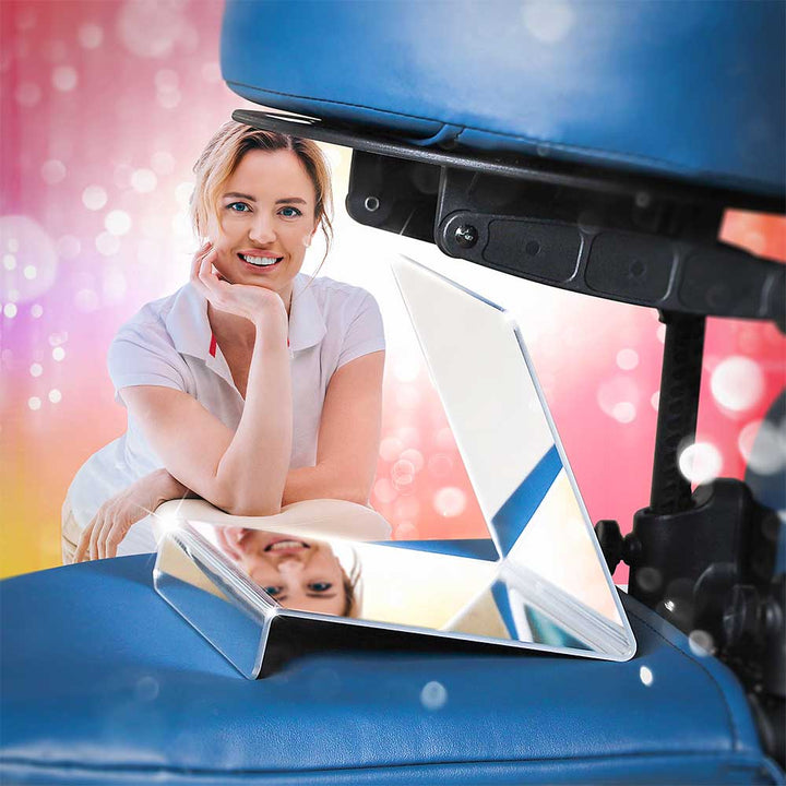 Hands Free 2-Way Vitrectomy Mirror, 8-inch with Ice Pack-ibodycare