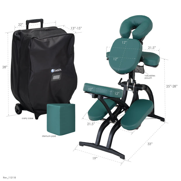 Avila II Portable Massage Chair Teal