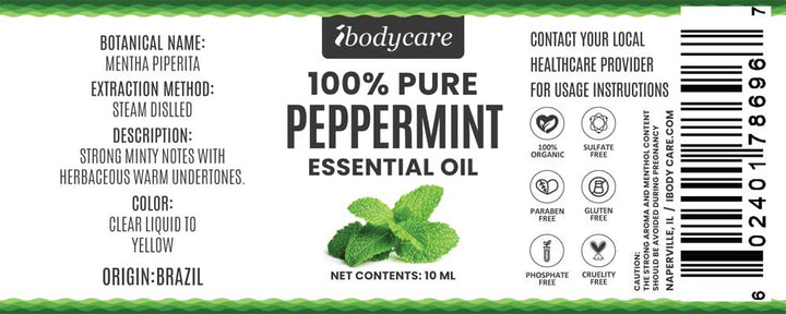 Peppermint Essential Oil - 10 ml - ibodycare - ibodycare - 