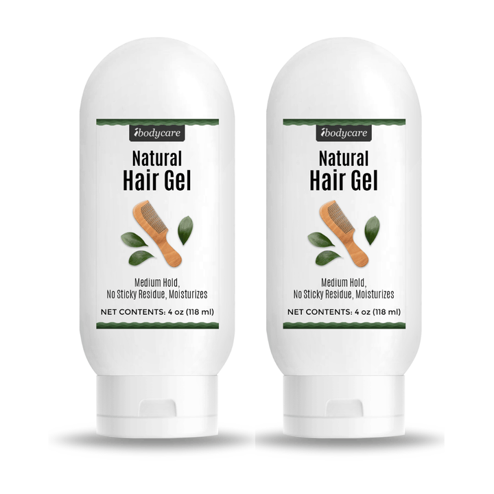 Hair Care - Hair Styling Gel, Medium Hold, 4 Oz, Natural No-Residue Formula