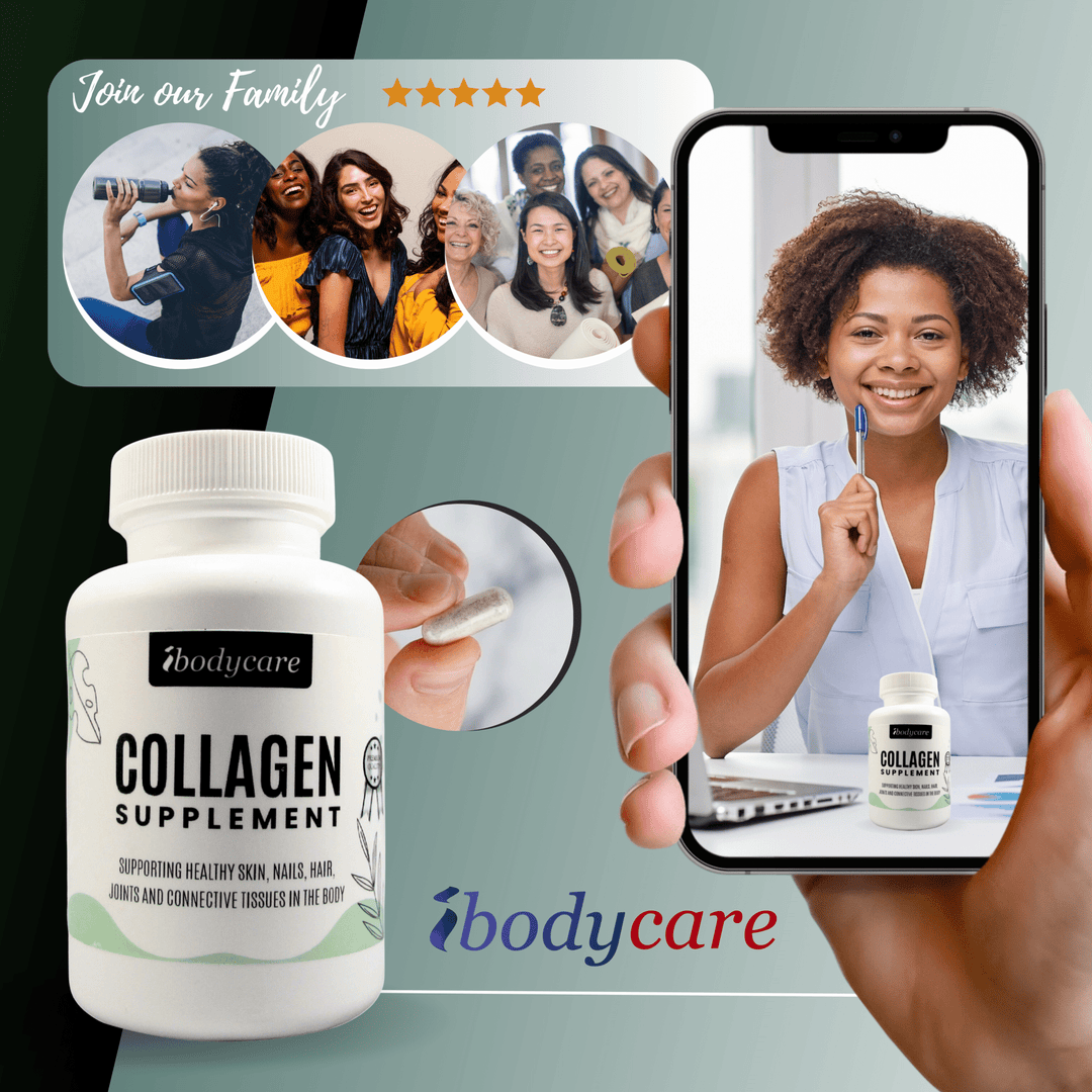 Supplements - Collagen Supplement, 90-Count Activated Collagen Capsules + Vitamin C For Hair, Nails, Skin