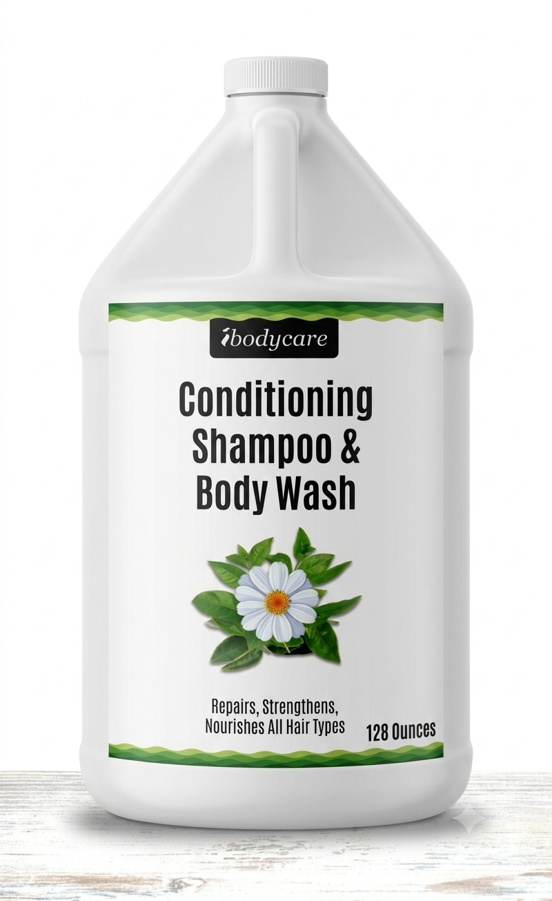 Conditioning Shampoo & Body Wash, Natural Hydrating, for All Hair Types, Gallon
