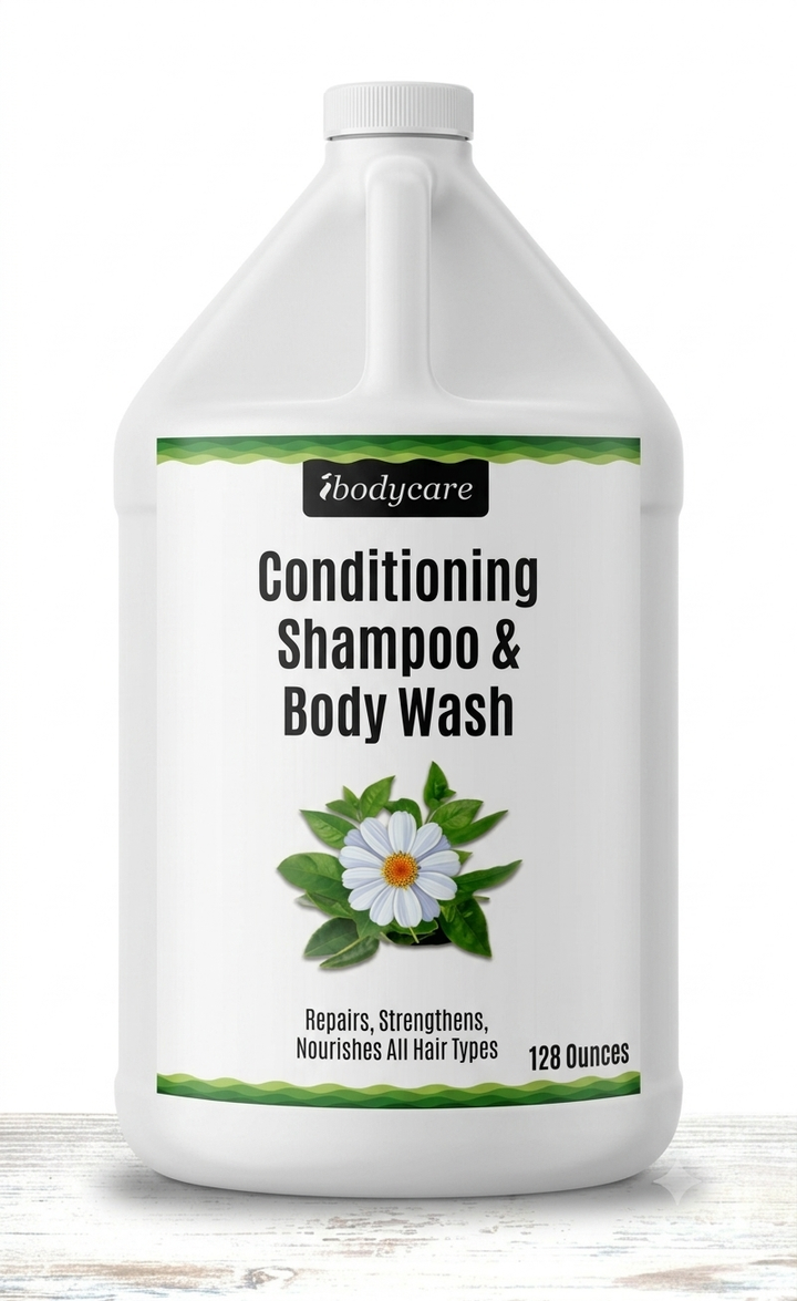 Conditioning Shampoo & Body Wash, Natural Hydrating, for All Hair Types, Gallon
