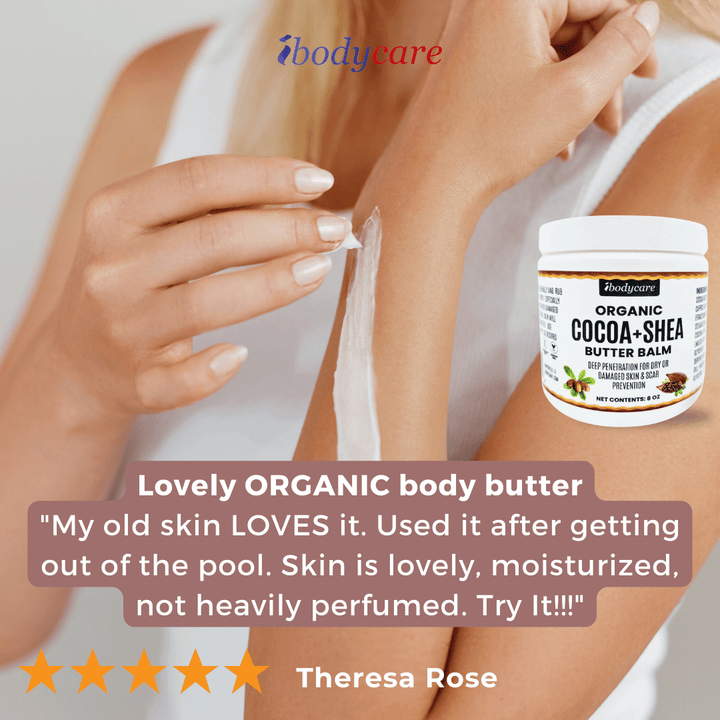 Skin Care - Cocoa + Shea Butter Organic Body Balm Travel Size