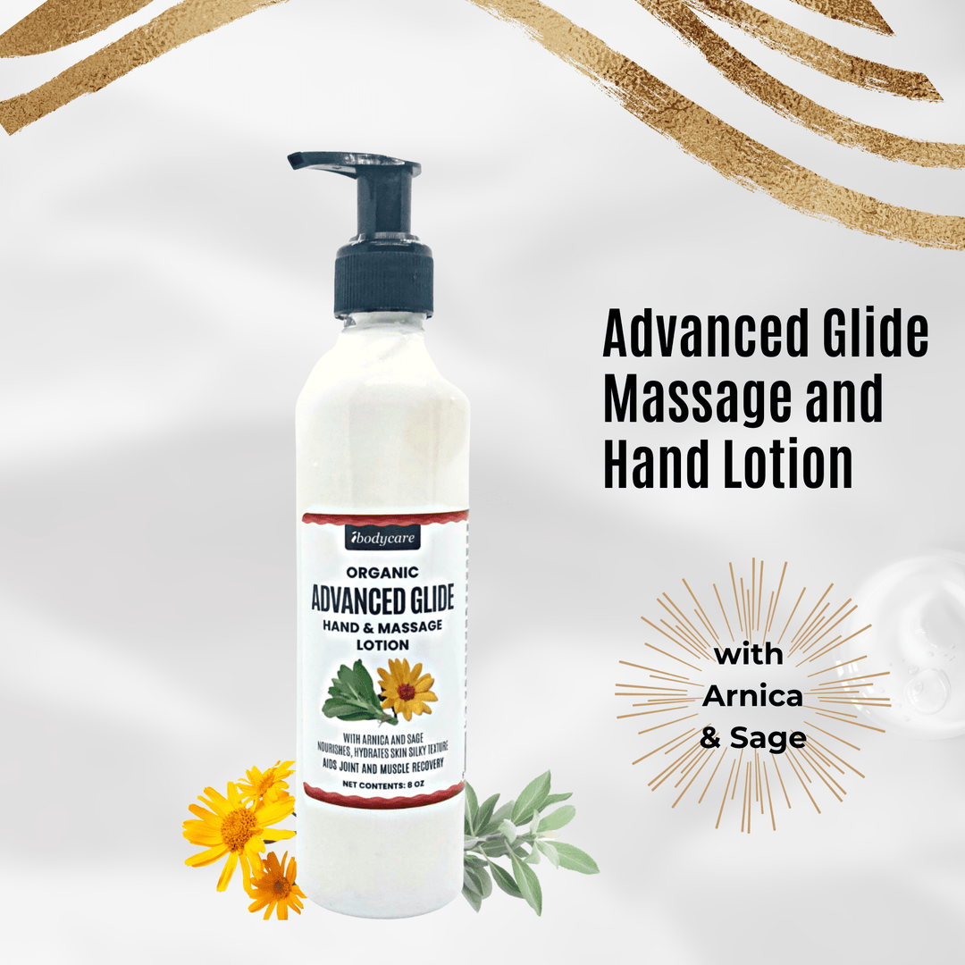 Advanced Glide Organic Hand & Massage Lotion with Arnica and Sage - ibodycare - ibodycare - Single