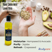 ibodycare Luxury Massage Oil for Body, Bath, After Shower Hydrate Skin
