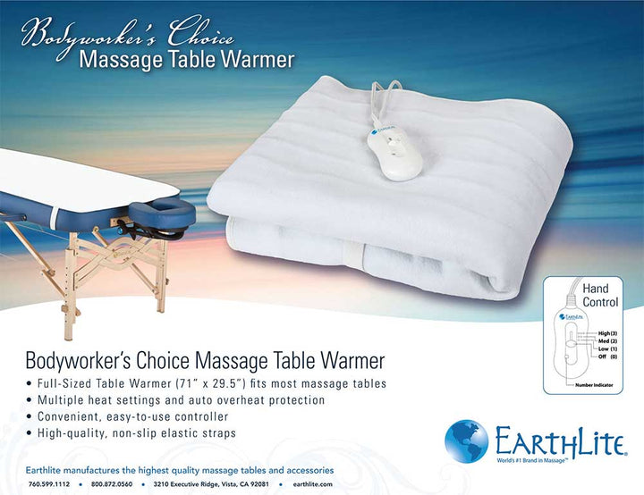 Bodyworker's Choice Massage Table Warmer - ibodycare - Earthlite - 