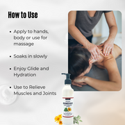 Advanced Glide Organic Hand & Massage Lotion with Arnica and Sage