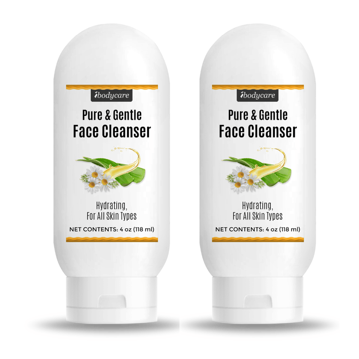 Pure & Gentle Face Cleanser, 4 oz - ibodycare - ibodycare - Two - Pack