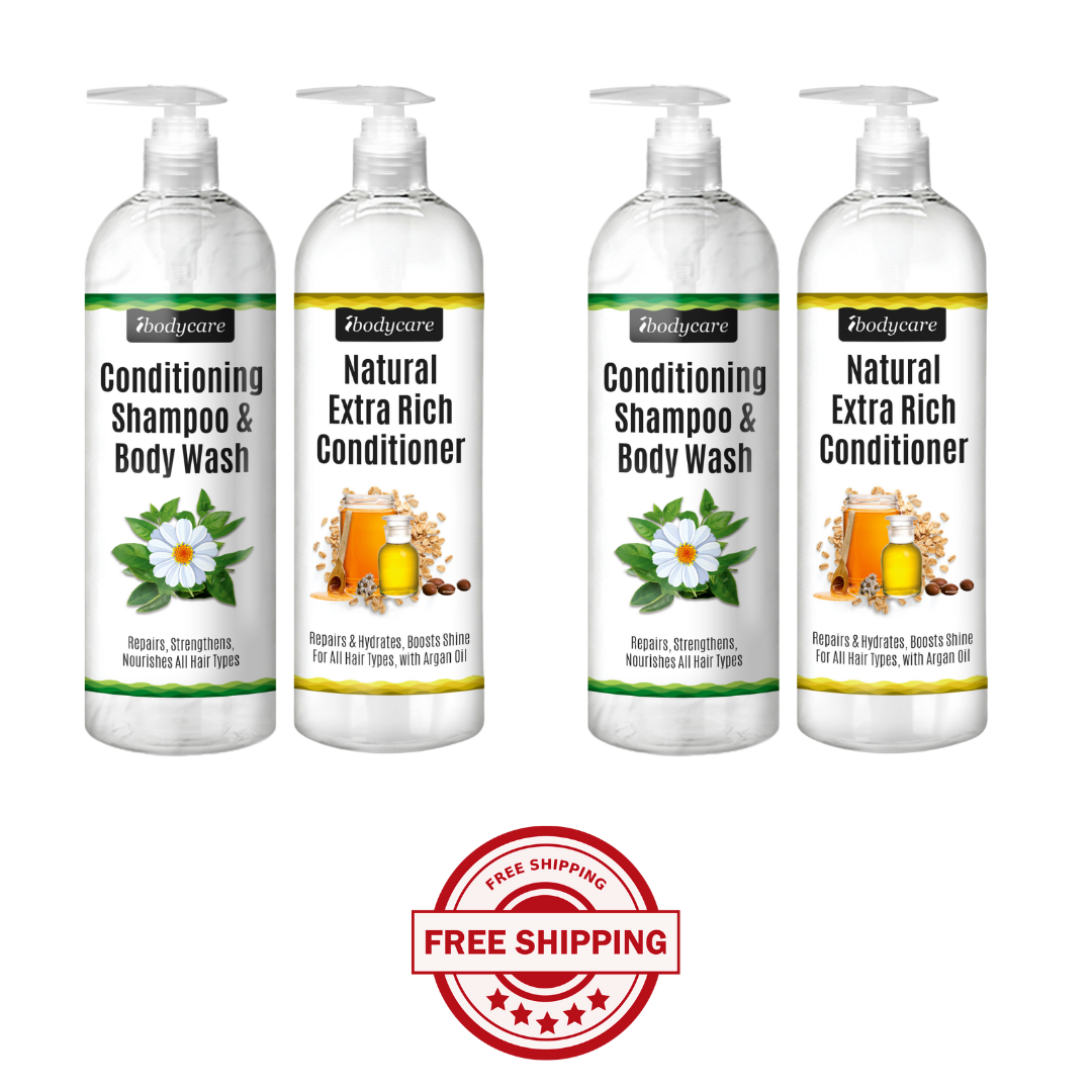 Hydraboost Conditioning Shampoo, Body Wash, and Rich Conditioner