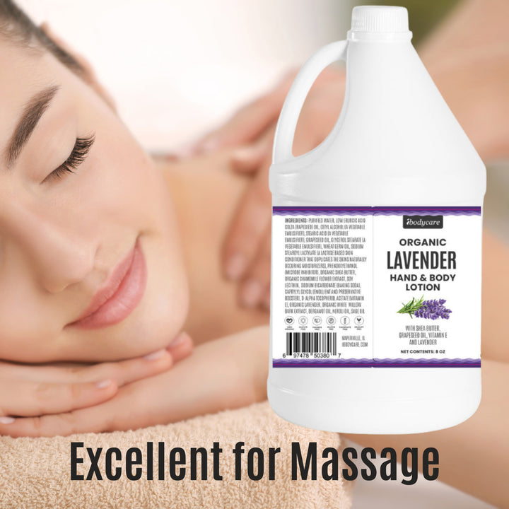 Skin Care - Lavender Organic Hand, Body And Massage Lotion, Gallon