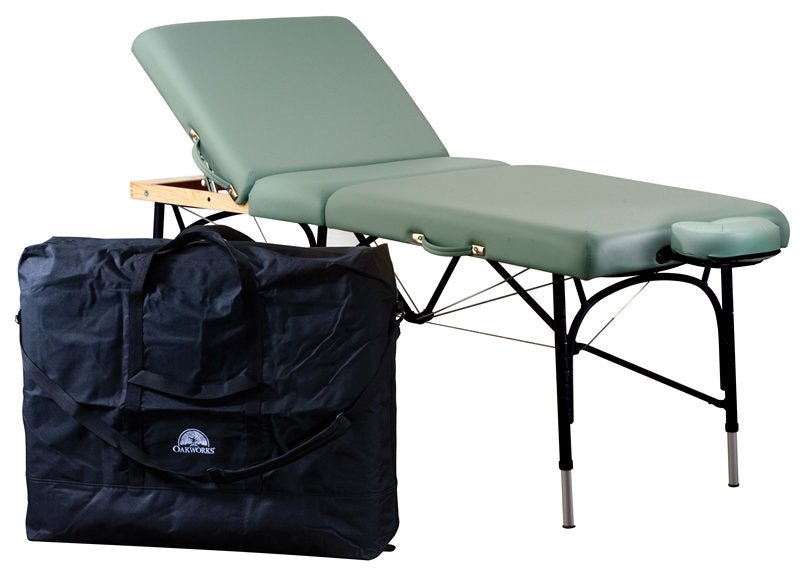 Alliance Aluminum Portable Massage Table - ibodycare - Oakworks - Essential Package + Quicklock + Aerocel Pad +Essential Case