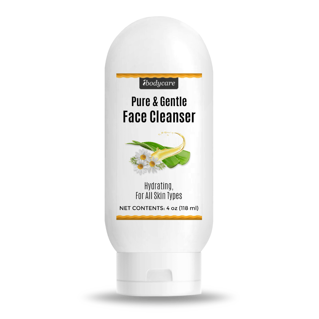 Pure & Gentle Face Cleanser With Aloe And Chamomile, 4 Oz