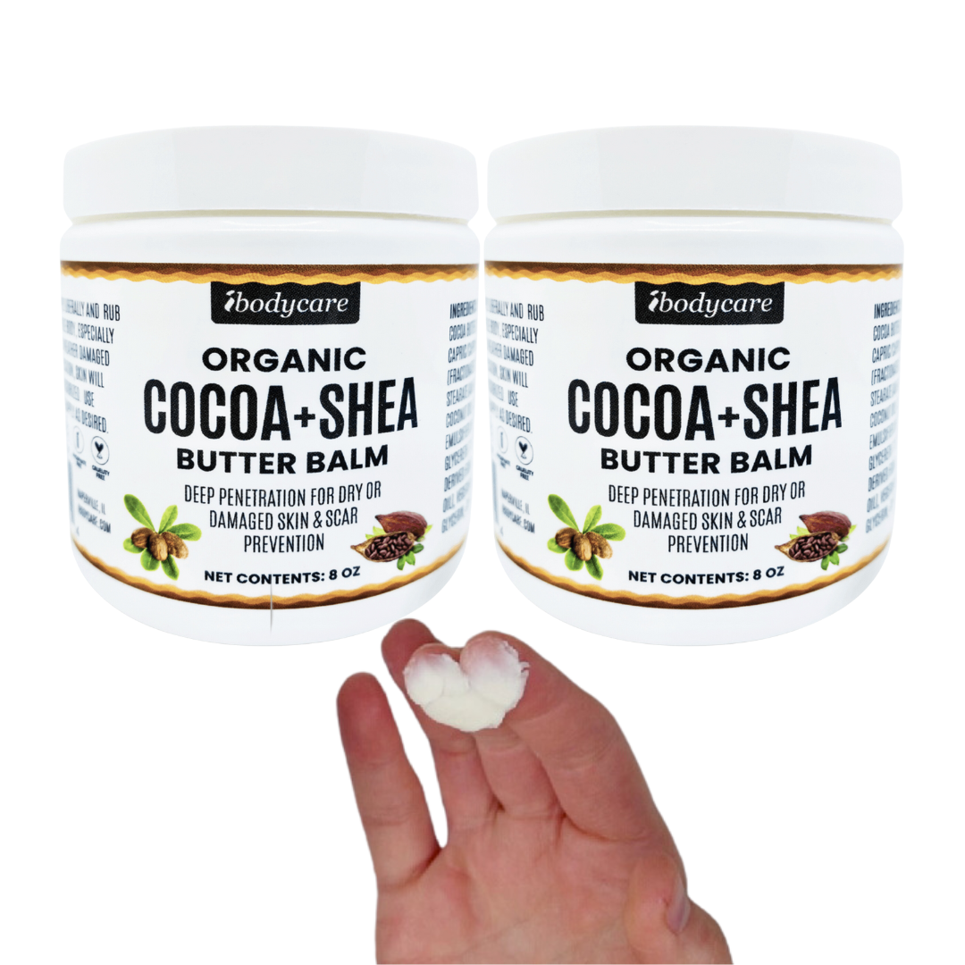 Cocoa + Shea Butter Organic Body Balm, 8 oz