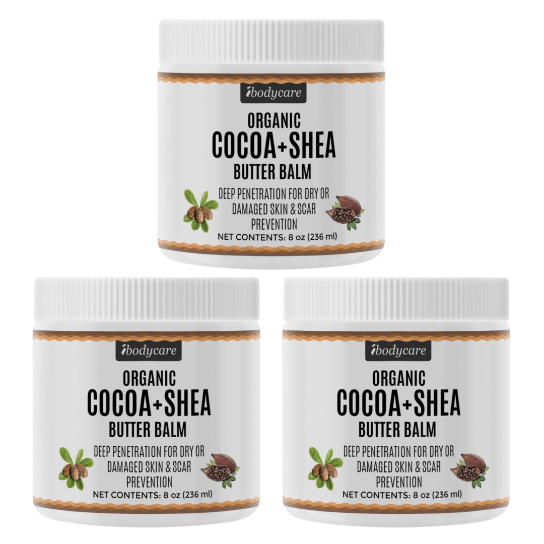 Skin Care - Cocoa + Shea Butter Organic Body Balm, 8 Oz