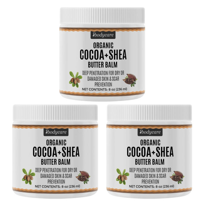 Skin Care - Cocoa + Shea Butter Organic Body Balm, 8 Oz