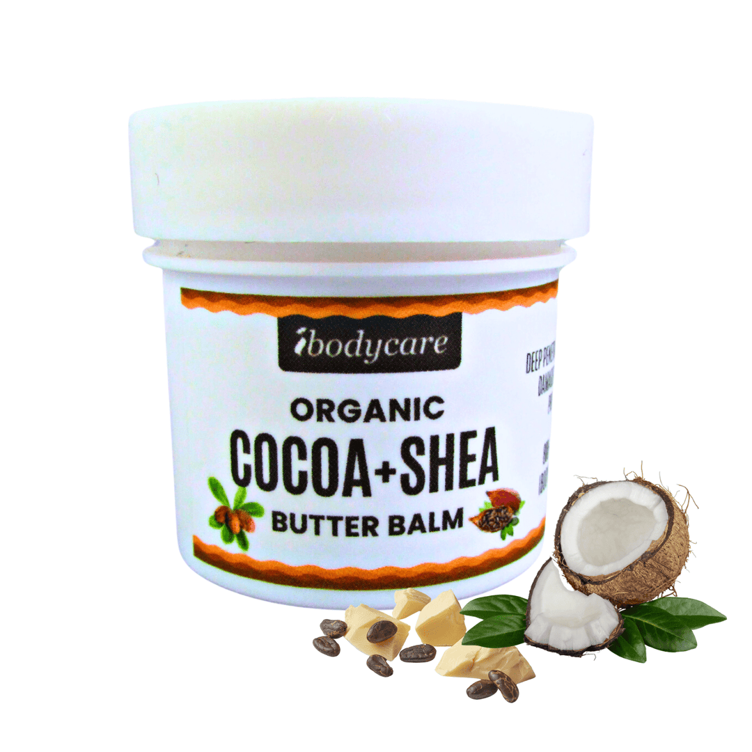 Cocoa + Shea Butter Organic Body Balm Travel Size - ibodycare - ibodycare - 