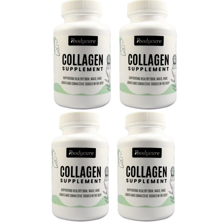 Supplements - Collagen Supplement, 90-Count Activated Collagen Capsules + Vitamin C For Hair, Nails, Skin