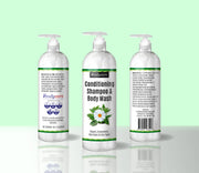 Shampoo, Conditioner & Hair Gel Set, All Natural, Hydrating Shine