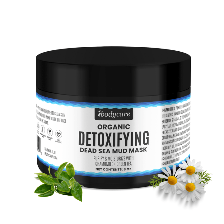 Dead Sea Mud Mask, Detoxifying Organic Blend, 8 oz - ibodycare - ibodycare - Single