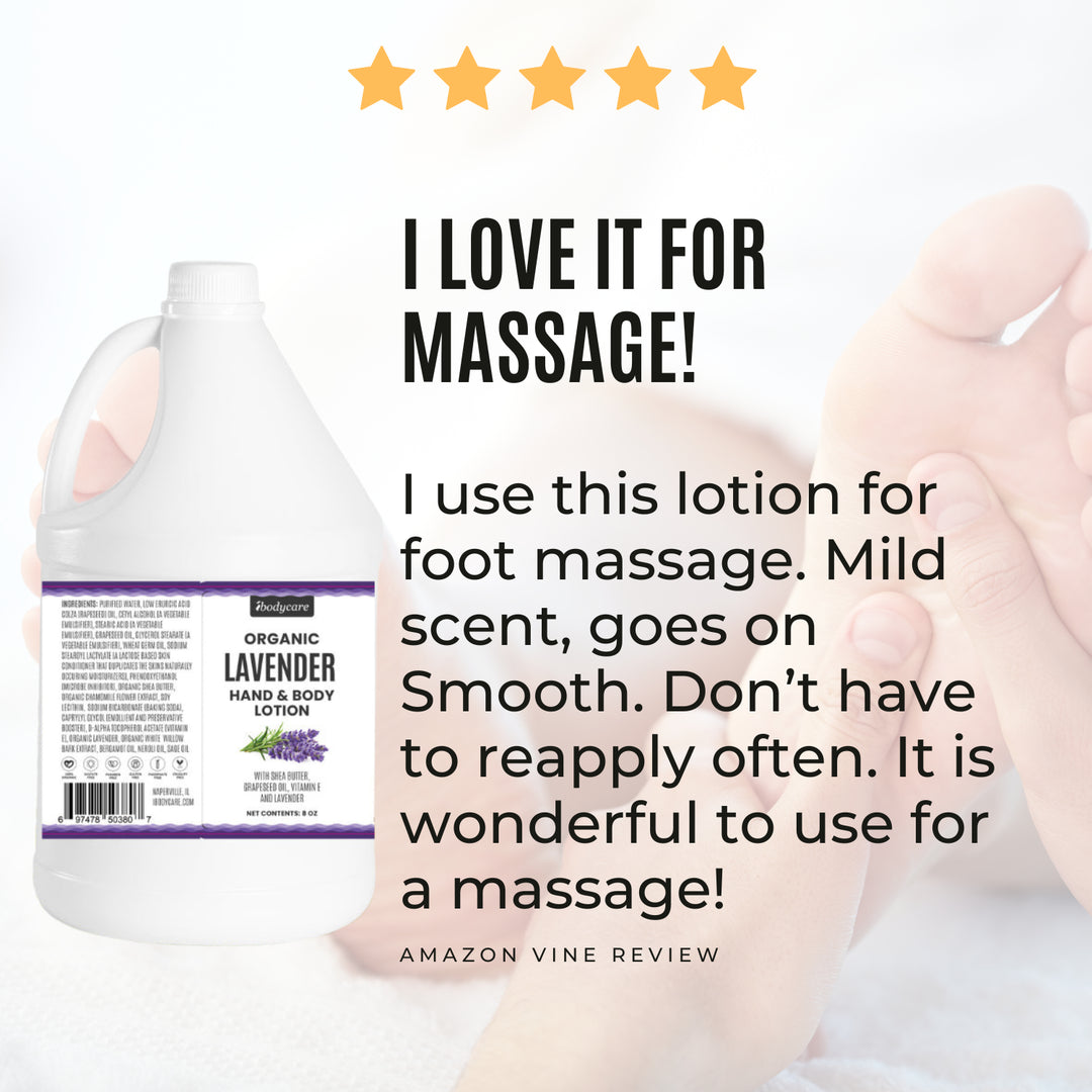 Skin Care - Lavender Organic Hand, Body And Massage Lotion, Gallon