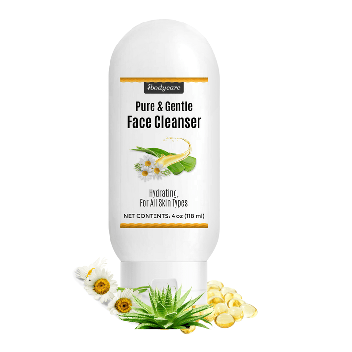 Pure & Gentle Face Cleanser With Aloe And Chamomile, 4 Oz