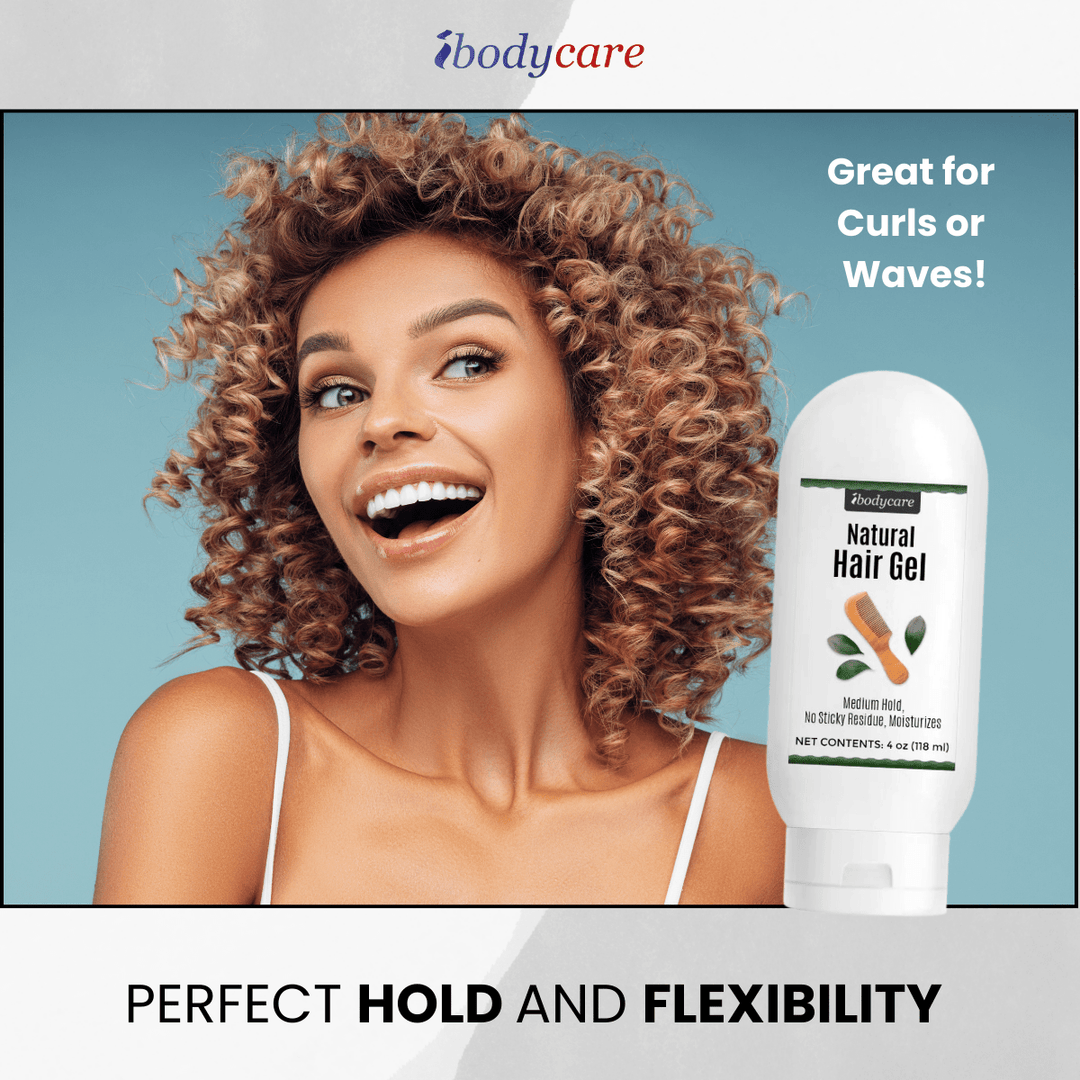 Hair Care - Hair Styling Gel, Medium Hold, 4 Oz, Natural No-Residue Formula