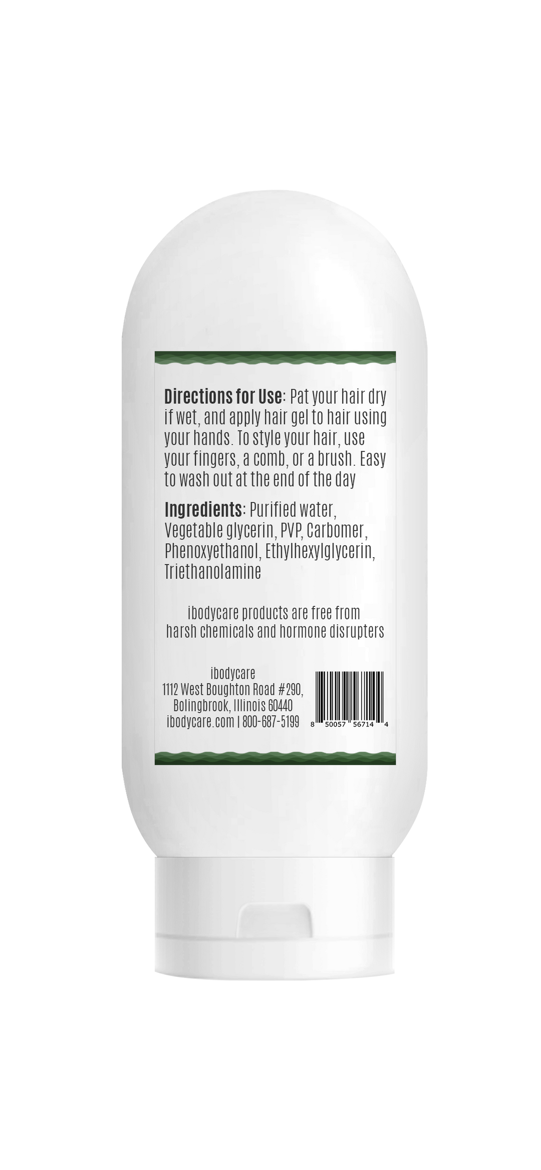 Shampoo, Conditioner & Hair Gel Set, All Natural, Hydrating Shine