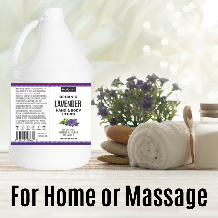 Skin Care - Lavender Organic Hand, Body And Massage Lotion, Gallon