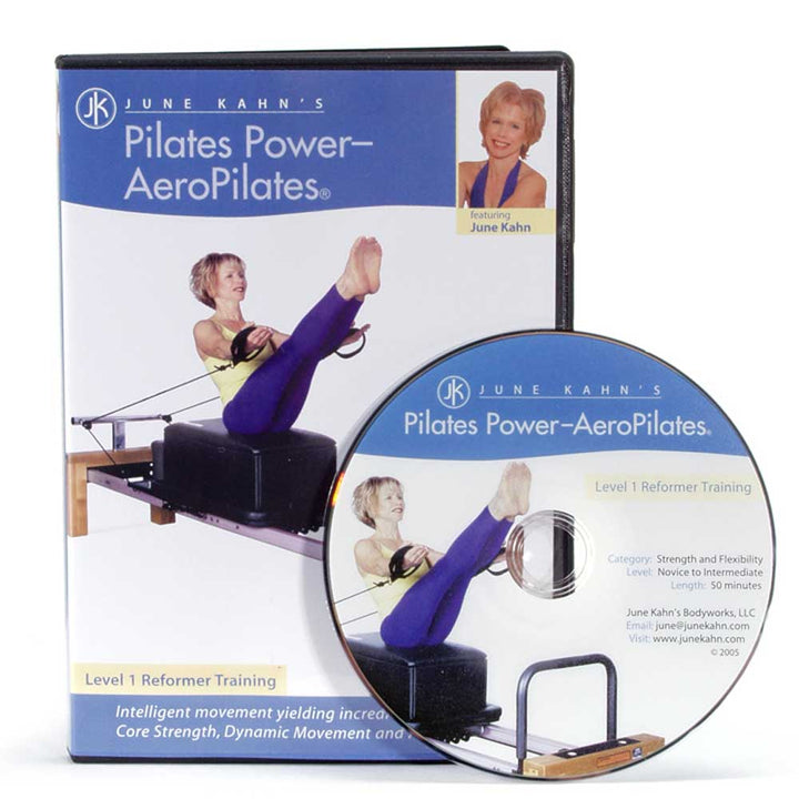 Pilates Power (DVD) for Beginning Reformer by June Kahn-ibodycare