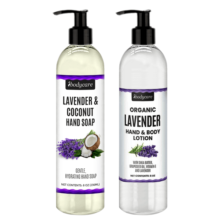 Skin Care - Hand Care Set, Lavender Organic Soap + Lotion