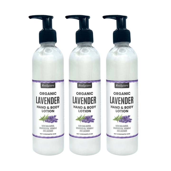 Skin Care - Lavender Organic Lotion 3-Pack Gift Box Set – Luxurious Hydration For Every Occasion