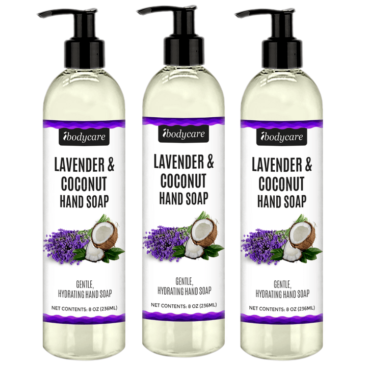 Lavender & Coconut Hand Soap - ibodycare - ibodycare - Three Pack