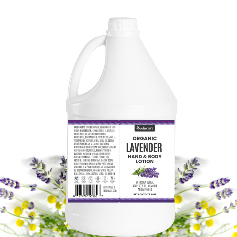 Skin Care - Lavender Organic Hand, Body And Massage Lotion, Gallon