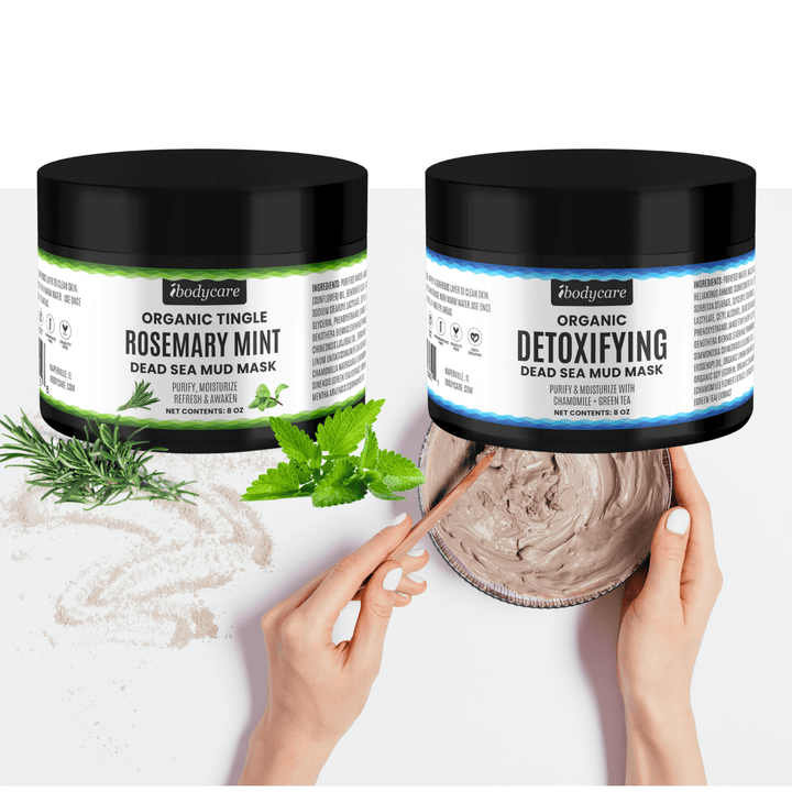 Skin Care - Dead Sea Mud Mask Set, With Kaolin Clay, Green Tea & Hydrating Oils