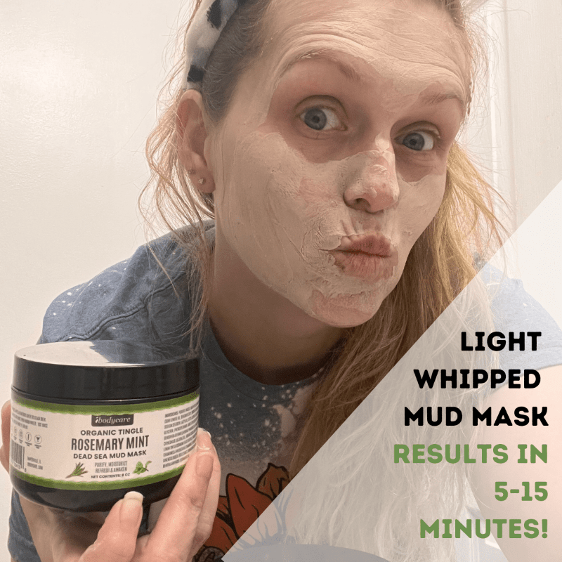 Dead Sea Mud Mask, Rosemary Mint Organic 8 oz - ibodycare - ibodycare - Single