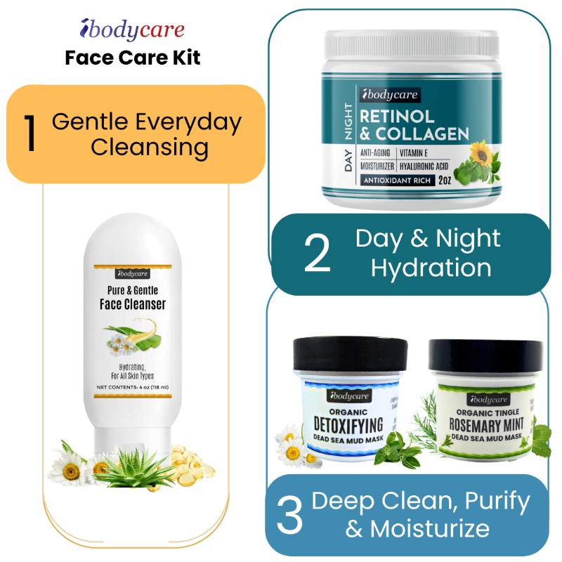 Skin Care - Essential Refresh Face Care Kit For Radiant Skin, All Skin Types