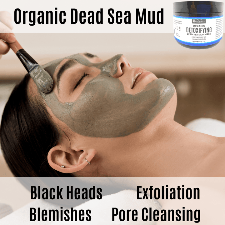 Dead Sea Mud Mask, Detoxifying Organic Blend, 8 oz - ibodycare - ibodycare - Single