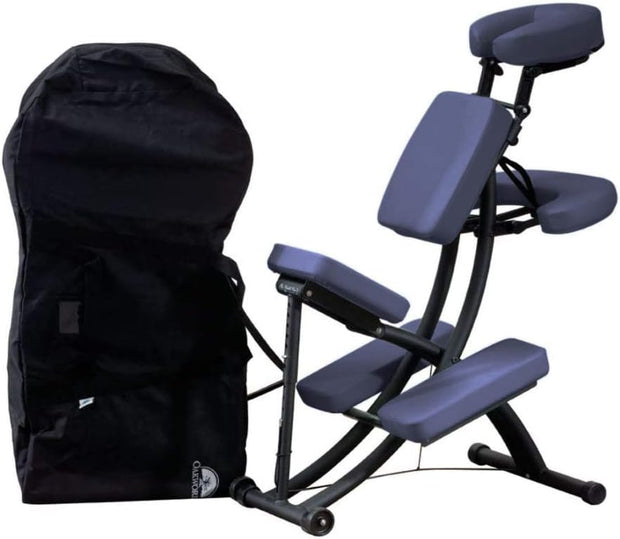 Oakworks Portal Pro Portable Massage Chair Package Sapphire