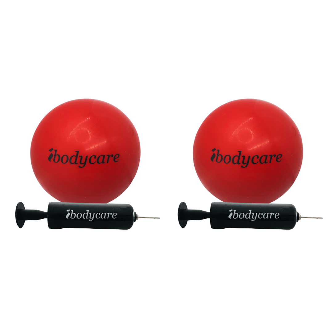 Mini Ball for Pilates, Barre, Stretching and Exercise - Inflatable - ibodycare - ibodycare - Blue