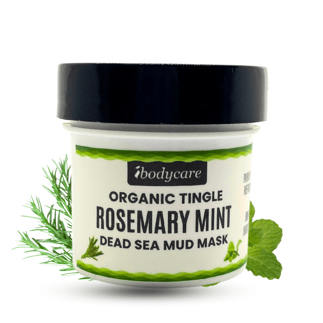 Dead Sea Mud Mask, Rosemary Mint Organic Travel Size - ibodycare - ibodycare - 