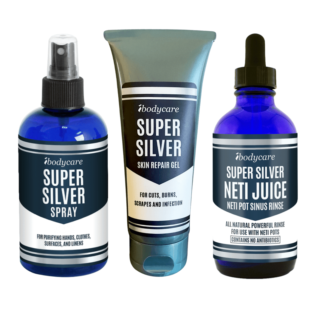 Health & Beauty - Super Silver Power Trio: Skin, Surface & Sinus Care For Total Protection