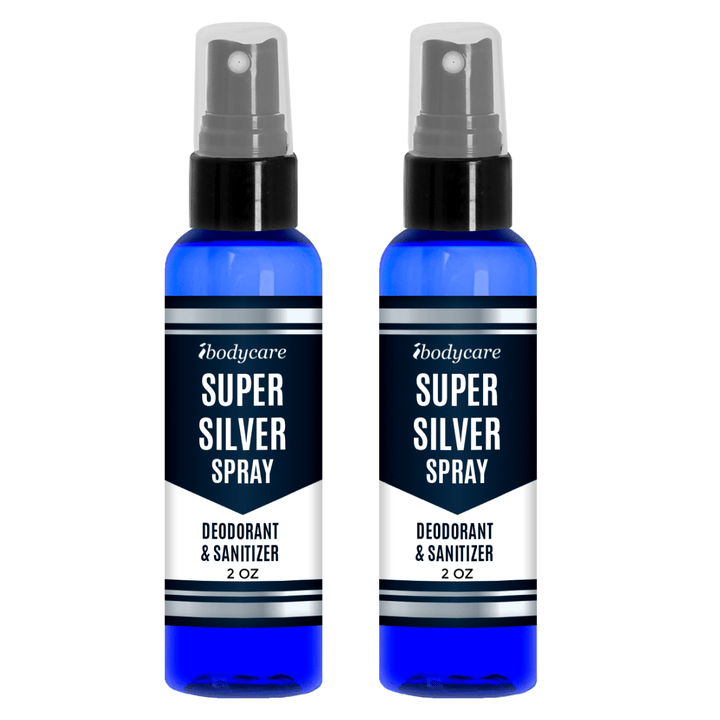 Super Silver Travel & Deodorant Spray, 2 Oz