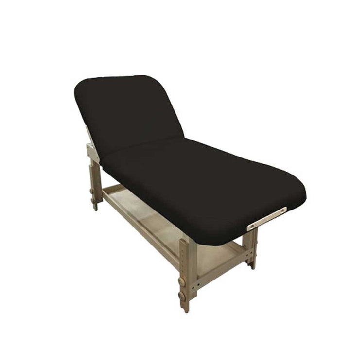 Taj Mahal Lift Back Stationary Massage Table - ibodycare - Custom Craftworks - 28" Fixed Height with H - Brace