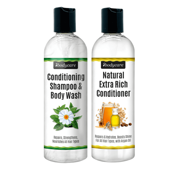 Travel Size Shampoo and Conditioner Set - ibodycare - ibodycare - 